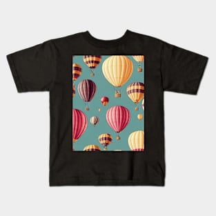 Flying hot air balloons Kids T-Shirt